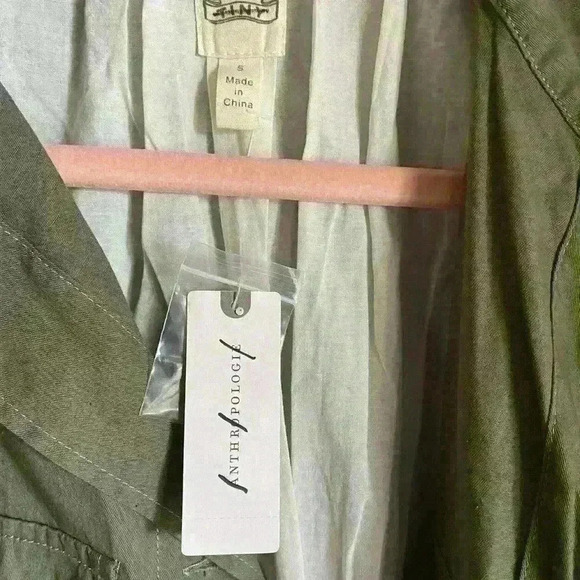 ANTHROPOLOGIE TINY CHARLIE EYELET UTILITY GORPCORE JACKET MOSS GREEN SIZE S - Picture 10 of 13